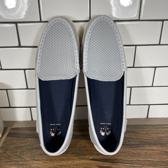 Cole Haan Nantucket Espadrille Womens Size 9.5 Shoes Gray Slip On Loafer Flat - Picture 6 of 12